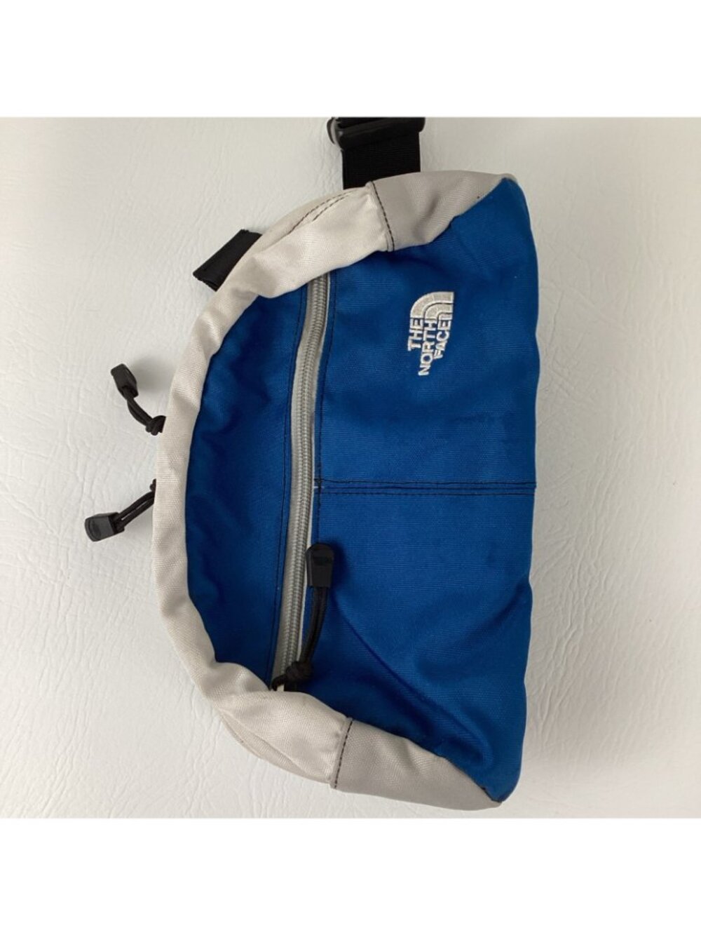 The North Face Roo Fanny Pack Waist Bag Hiking Outdoor 11” x 7” Blue Gray - Picture 6 of 7